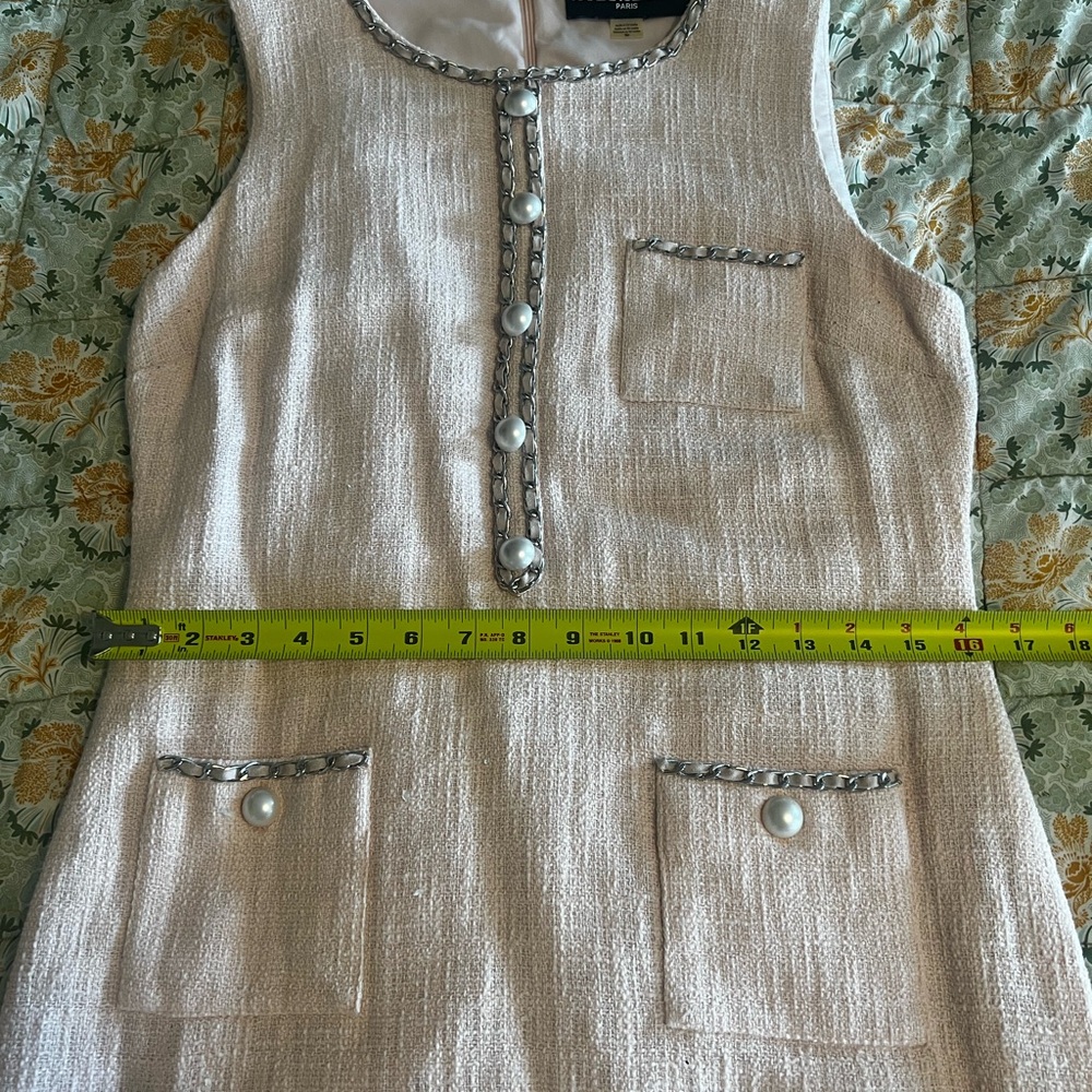 Elegant Pink Karl Lagerfeld Sleeveless Dress - Picture 5 of 6